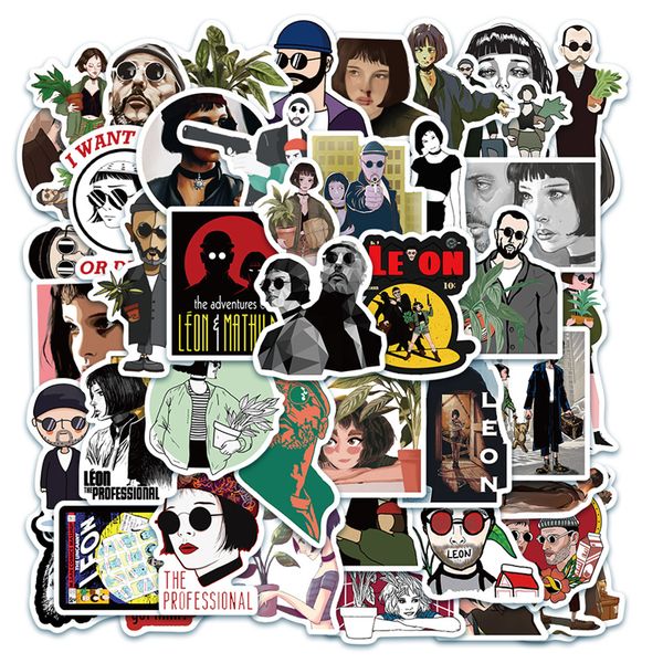 50pcs/set classic movie killer leon the professional stickers for lapluggage skateboard motorcycle cool girl decals sticker
50pcs/set classic movie killer leon the professional stickers for lapluggage skateboard motorcycle cool girl decals sticker