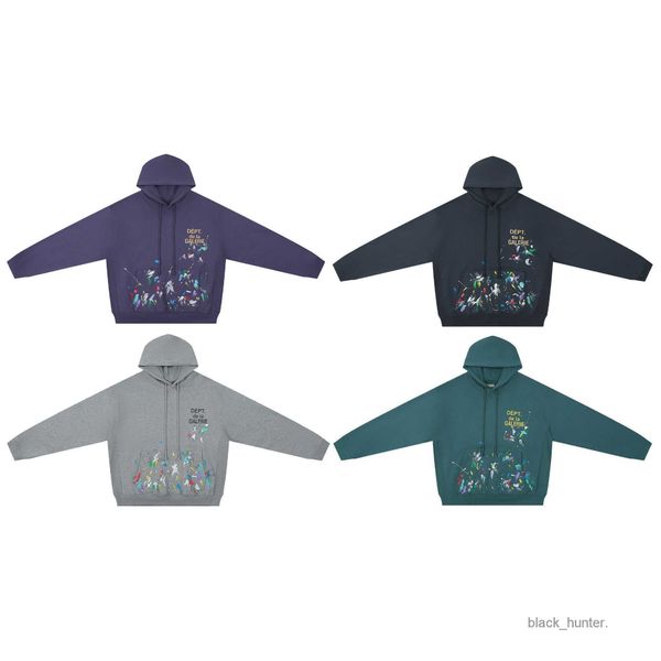 men's hoodies galery designer dept sweatshirts water wash speckle series hooded plush sweater for men women long sleeve, Black
men's hoodies galery designer dept sweatshirts water wash speckle series hooded plush sweater for men women long sleeve, Black