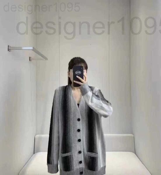 women's knits & tees designer autumn and winter 22 new style gradual change stripe grey plush comfort warm knitted cardigan vbbh, White
women's knits & tees designer autumn and winter 22 new style gradual change stripe grey plush comfort warm knitted cardigan vbbh, White