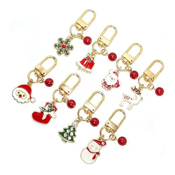 cute cartoon santa claus keychain snowflakes christmas tree keyring women couple pendant keyfob for airpods bag new year gift, Silver
cute cartoon santa claus keychain snowflakes christmas tree keyring women couple pendant keyfob for airpods bag new year gift, Silver