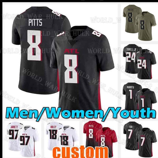 8 kyle pitts jersey 7 michael vick football a.j. terrell jr troy andersen richie grant dee alford todd gurley ii rashaan evans deangelo malo, Black;red
8 kyle pitts jersey 7 michael vick football a.j. terrell jr troy andersen richie grant dee alford todd gurley ii rashaan evans deangelo malo, Black;red