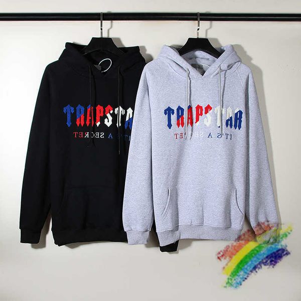 men's hoodies sweatshirts trapstar towel embroidered hoodie men women b quality distressed pullover hooded g221011, Black
men's hoodies sweatshirts trapstar towel embroidered hoodie men women b quality distressed pullover hooded g221011, Black