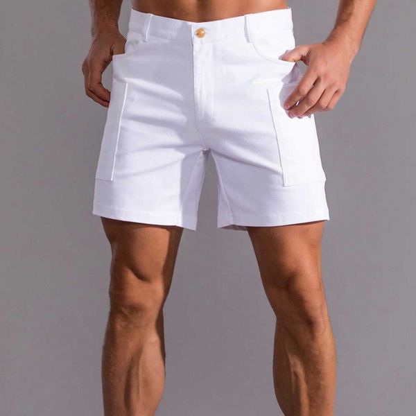 men's shorts white men bermuda streetwear pure cotton knee length casual short pants work trousers summer fashion bottoms 2022 g221012, White;black
men's shorts white men bermuda streetwear pure cotton knee length casual short pants work trousers summer fashion bottoms 2022 g221012, White;black