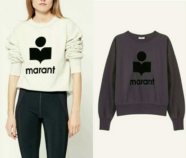 isabel marant new classic sweatshirt flocking printing black and white cotton round neck pullover sweater designer hoodies
isabel marant new classic sweatshirt flocking printing black and white cotton round neck pullover sweater designer hoodies