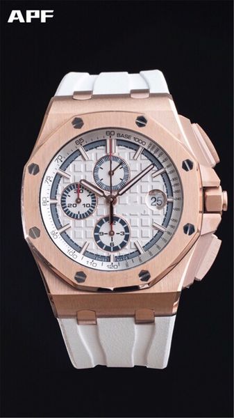 apf 26400 men's watch 3126 automatic mechanical movement chronograph function orologio di lusso, Slivery;brown
apf 26400 men's watch 3126 automatic mechanical movement chronograph function orologio di lusso, Slivery;brown