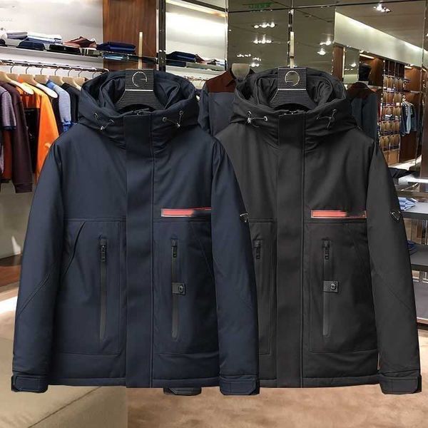 2022 new p home warm winter down jacket hooded mens jackets men's coats triangle 90 white duck filled coat, Black
2022 new p home warm winter down jacket hooded mens jackets men's coats triangle 90 white duck filled coat, Black