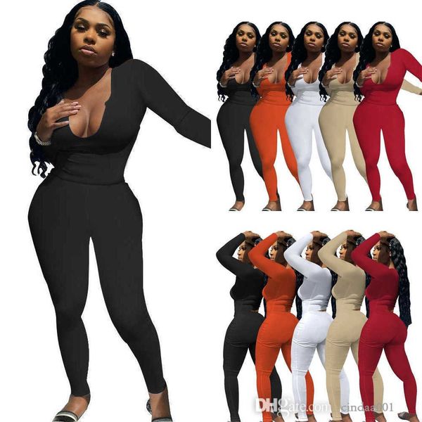 women long sleeve pants suit deep v neck sportswear fall winter brushed elastic leggings 2 piece jogger set, White
women long sleeve pants suit deep v neck sportswear fall winter brushed elastic leggings 2 piece jogger set, White