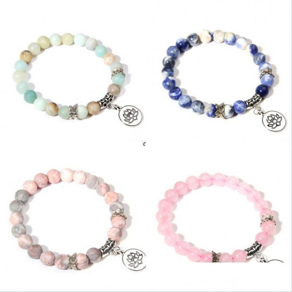 beaded strands handmade natural stone lotus ohm buddha beads bracelet 19cm pink zebra stones charm bracelets bangles women men jewe dh3ud, Black
beaded strands handmade natural stone lotus ohm buddha beads bracelet 19cm pink zebra stones charm bracelets bangles women men jewe dh3ud, Black