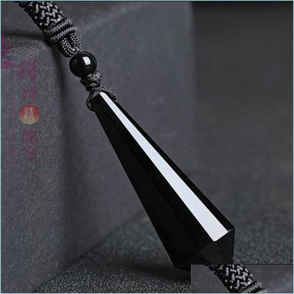 pendant necklaces black obsidian pendant necklace star lucky love crystal jewelry with rope healing reiki gift 1090 q2 drop delivery dhnzx, Silver
pendant necklaces black obsidian pendant necklace star lucky love crystal jewelry with rope healing reiki gift 1090 q2 drop delivery dhnzx, Silver