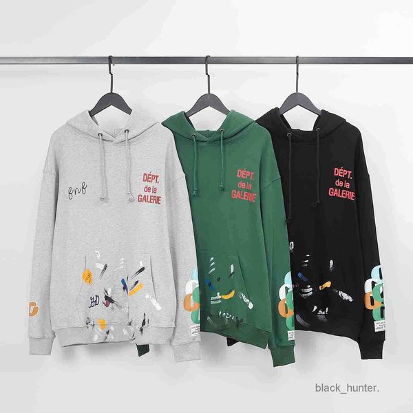 men's hoodies galery designer dept sweatshirts hand painted graffiti speckle letter print hip hop loose casual hoodie, Black
men's hoodies galery designer dept sweatshirts hand painted graffiti speckle letter print hip hop loose casual hoodie, Black
