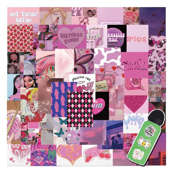 50pcs cartoon pink magazine series mixed stickers book lapguitar motorcycle luggage skateboard diy decorative decal
50pcs cartoon pink magazine series mixed stickers book lapguitar motorcycle luggage skateboard diy decorative decal