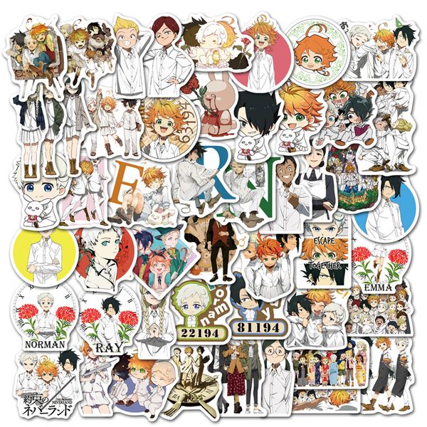 50pcs anime the promised neverland stickers emma norman ray don graffiti kids toy skateboard car motorcycle bicycle sticker decals wholesale
50pcs anime the promised neverland stickers emma norman ray don graffiti kids toy skateboard car motorcycle bicycle sticker decals wholesale