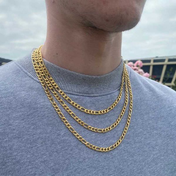 pendant necklaces 2022 fashion classic figaro chain necklace women stainless steel long chain necklace men jewelry friends gifts l221011, Silver
pendant necklaces 2022 fashion classic figaro chain necklace women stainless steel long chain necklace men jewelry friends gifts l221011, Silver