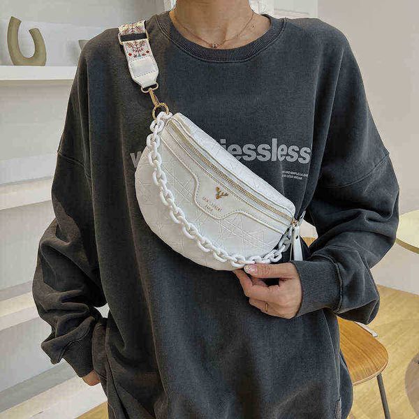 women's belt bag personalized wide shoulder chest bag simple fashionable waist bag messenger women's 220712
women's belt bag personalized wide shoulder chest bag simple fashionable waist bag messenger women's 220712