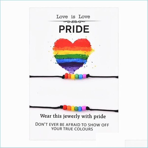 charm bracelets card bracelet charm fashion friendship measly personality rainbow color beading weave pride woman man jewelry bracel dhnmt, Golden;silver
charm bracelets card bracelet charm fashion friendship measly personality rainbow color beading weave pride woman man jewelry bracel dhnmt, Golden;silver