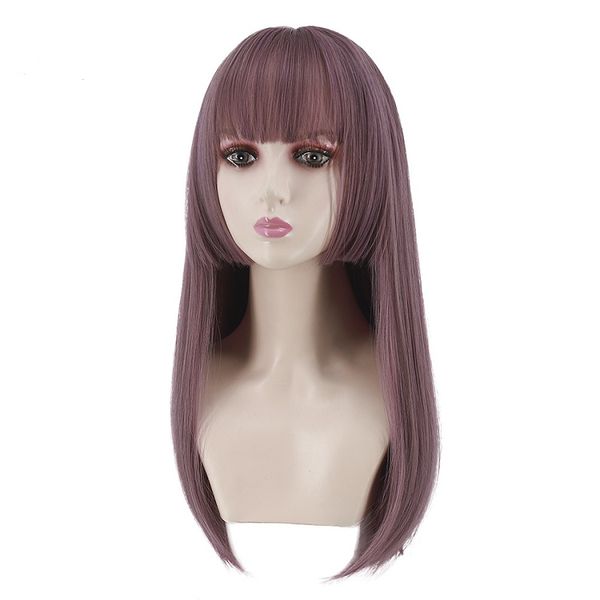 new products on the market chemical fiber wig female thin plum long straight hair cover fashion princess cut wig full head cover, Black
new products on the market chemical fiber wig female thin plum long straight hair cover fashion princess cut wig full head cover, Black