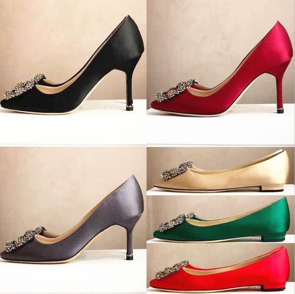 designer wedding shoes women high heel brand pumps silk rhinestone square metal buckle pointed toe lady bridal shoes with box 34-42, Black
designer wedding shoes women high heel brand pumps silk rhinestone square metal buckle pointed toe lady bridal shoes with box 34-42, Black