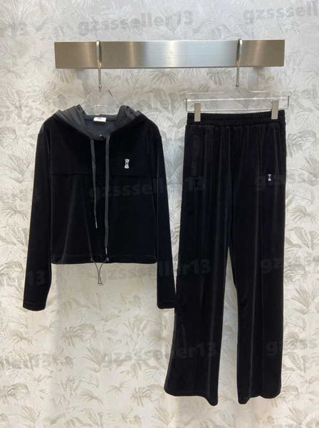 two-piece set womens two pieces pants ce black velvet casual sweatsuit hooded short drawstring sweatshirt with straight leg shake pants suit, White
two-piece set womens two pieces pants ce black velvet casual sweatsuit hooded short drawstring sweatshirt with straight leg shake pants suit, White