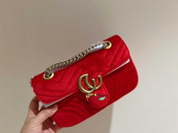 shoulder bags fashion marmont women's luxury designer handbag velvet quilted handbag chain cosmetic messenger shopping wallet 
shoulder bags fashion marmont women's luxury designer handbag velvet quilted handbag chain cosmetic messenger shopping wallet
