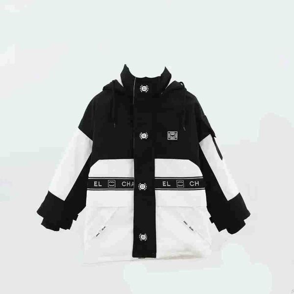 men's down & parkas womans designer channel jacket autumn winter women puffer jackets coat embroidery c lapel hooded zipper casual shor, Black
men's down & parkas womans designer channel jacket autumn winter women puffer jackets coat embroidery c lapel hooded zipper casual shor, Black