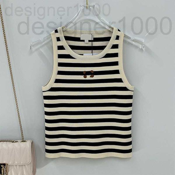 women's knits & tees designer ce black and white striped knitted suspender vest for women to wear inside outside slim summer bottoming
women's knits & tees designer ce black and white striped knitted suspender vest for women to wear inside outside slim summer bottoming