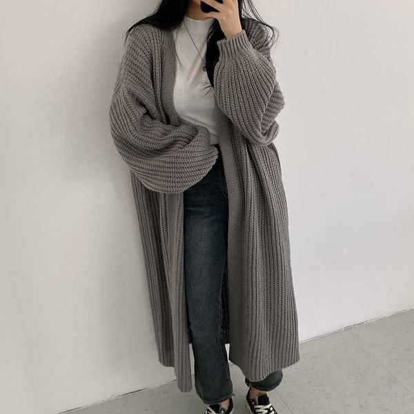 women's knits tees cardigan women long knitted casual vintage loose sweater coat solid oversized sweater korean fashion female cardigan, White
women's knits tees cardigan women long knitted casual vintage loose sweater coat solid oversized sweater korean fashion female cardigan, White