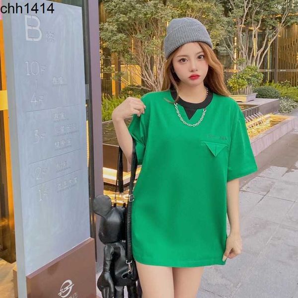 high version 22 summer new black botvega veneta chain triangle logo lovers' short sleeved t-shirt ins fashion brand, White;black
high version 22 summer new black botvega veneta chain triangle logo lovers' short sleeved t-shirt ins fashion brand, White;black