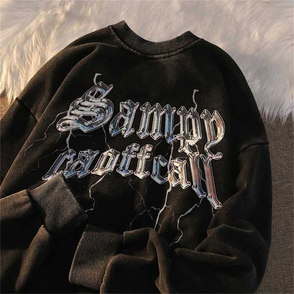 men's hoodies sweatshirts goic print crew-ne sweatshirt dark street fashion pullover harajuku style oversized hip hop couple long sleev, Black
men's hoodies sweatshirts goic print crew-ne sweatshirt dark street fashion pullover harajuku style oversized hip hop couple long sleev, Black