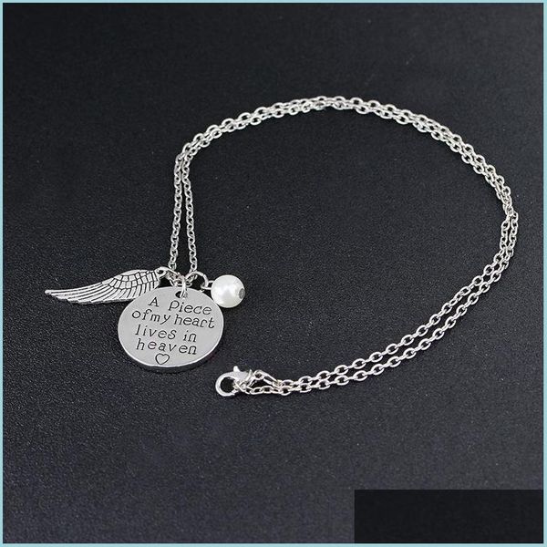 pendant necklaces a piece of my heart lives in heaven personalized handwriting necklace remembrance memory angel wing jewelry drop d dh9pn, Silver
pendant necklaces a piece of my heart lives in heaven personalized handwriting necklace remembrance memory angel wing jewelry drop d dh9pn, Silver