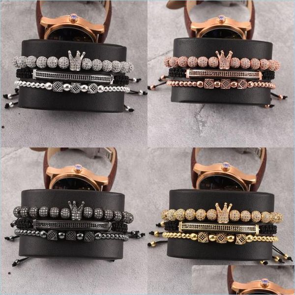 charm bracelets 3pcs/set men bracelet jewelry crown charms rame beads bracelets for women pseira mascina feminina gift 100 r2 drop d dhd29, Golden;silver
charm bracelets 3pcs/set men bracelet jewelry crown charms rame beads bracelets for women pseira mascina feminina gift 100 r2 drop d dhd29, Golden;silver