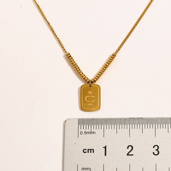 luxury design necklace 18k gold plated stainless steel necklaces choker chain brand letter pendant fashion womens love gifts wedding jewelry, Silver
luxury design necklace 18k gold plated stainless steel necklaces choker chain brand letter pendant fashion womens love gifts wedding jewelry, Silver