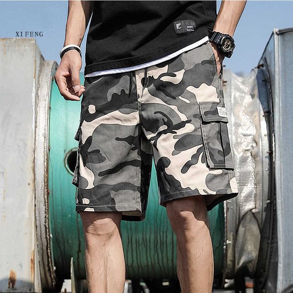 men's shorts summer large size casual five-point pants camouflage fashion beach trend loose sports g221012, White;black
men's shorts summer large size casual five-point pants camouflage fashion beach trend loose sports g221012, White;black