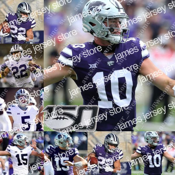american college football wear ncaa k-state wildcats jersey will howard deuce vaughn chabastin taylor keenan garber daniel green skylar thom, Black
american college football wear ncaa k-state wildcats jersey will howard deuce vaughn chabastin taylor keenan garber daniel green skylar thom, Black