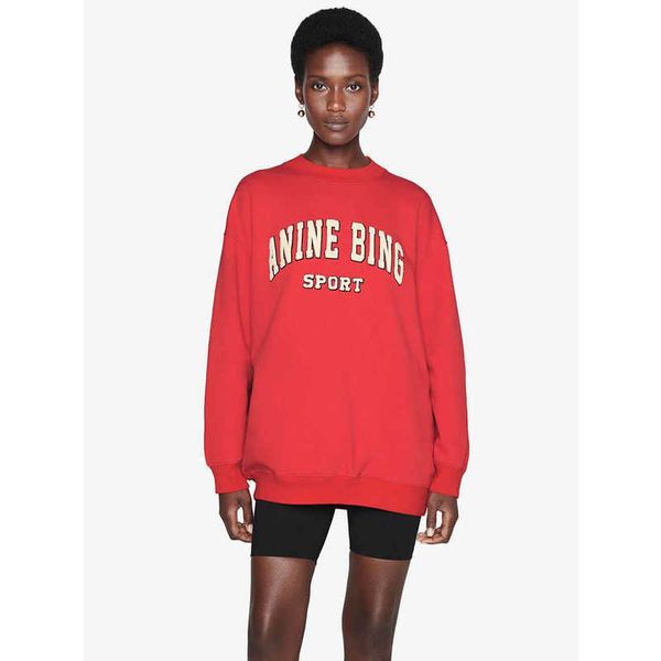 anine bing women designer sweatshirt classic pullover letter embroidery fleece loose crew neck sweater36 motion current om, Black
anine bing women designer sweatshirt classic pullover letter embroidery fleece loose crew neck sweater36 motion current om, Black