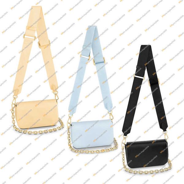 designer bags luxury embroiderywallet on strap cross body shoulder bags tote handbag 5a m81400 m81399