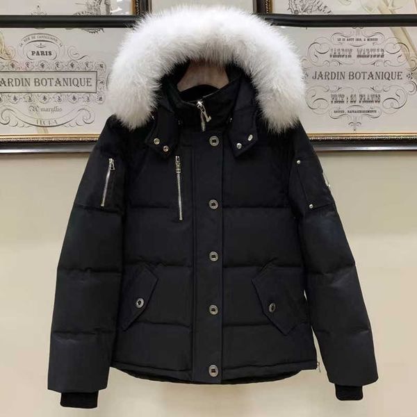 men's down parkas jacket fur collar parka winter waterproof white duck coat cloak fashion men and couples moose casual version 5 rw60, Black
men's down parkas jacket fur collar parka winter waterproof white duck coat cloak fashion men and couples moose casual version 5 rw60, Black