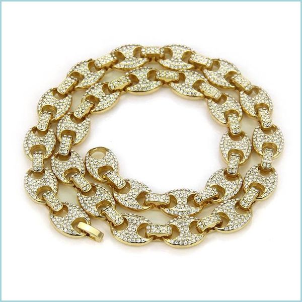 chains charm hip hop jewellery 12mm gold sier plated iced out puff marine coffee beads cuban chain link bling necklace for men gift dhcxq, Silver
chains charm hip hop jewellery 12mm gold sier plated iced out puff marine coffee beads cuban chain link bling necklace for men gift dhcxq, Silver