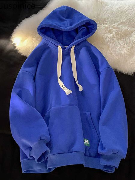 men's hoodies sweatshirts juspinice harajuku colorful streetwear 2022 autumn hip hop solid hooded korean fashions bla hoodie g221011, Black
men's hoodies sweatshirts juspinice harajuku colorful streetwear 2022 autumn hip hop solid hooded korean fashions bla hoodie g221011, Black