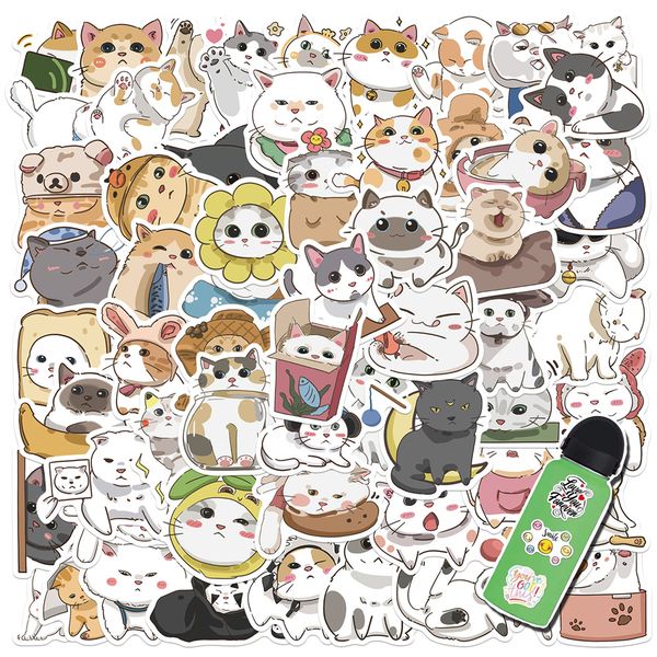 62pcs funny cat stickers kawaii cute cartoon graffiti stickers suitcase phone notebook guitar reward toy wholesale gift paste decal 
62pcs funny cat stickers kawaii cute cartoon graffiti stickers suitcase phone notebook guitar reward toy wholesale gift paste decal