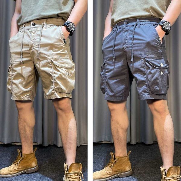 men's shorts japan style knee length cargo elastic waist fashion bottoms military tactical trousers summer g221012, White;black
men's shorts japan style knee length cargo elastic waist fashion bottoms military tactical trousers summer g221012, White;black