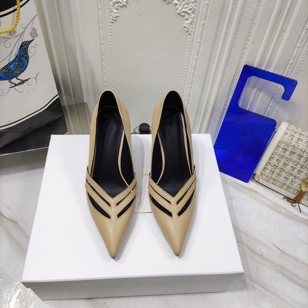 2022 new high heel single shoes herringbone hollow out splice design stiletto, Black
2022 new high heel single shoes herringbone hollow out splice design stiletto, Black