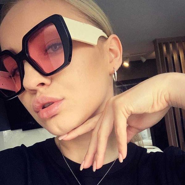 mens luxury sunglasses 0956s womens oversized frame glasses with large metal, White;black
mens luxury sunglasses 0956s womens oversized frame glasses with large metal, White;black