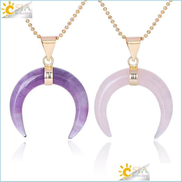 pendant necklaces natural stones crescent moon necklaces pendants purple crystal pink quartz white stone gold color reiki women jewe dhuno, Silver
pendant necklaces natural stones crescent moon necklaces pendants purple crystal pink quartz white stone gold color reiki women jewe dhuno, Silver