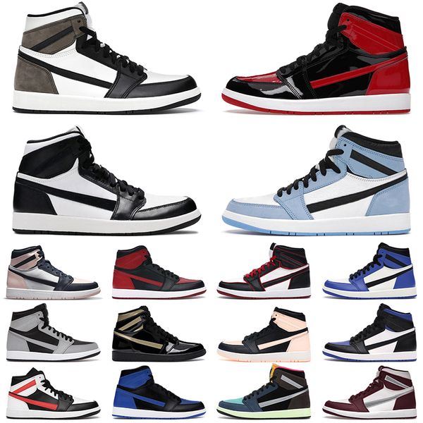 jumpman 1 basketball shoes men women 1s bred patent dark mocha university blue bordeaux atmosphere black royal mens trainers outdoor sports
jumpman 1 basketball shoes men women 1s bred patent dark mocha university blue bordeaux atmosphere black royal mens trainers outdoor sports