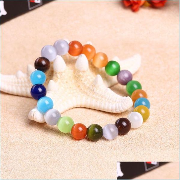beaded strands mticolor cat eye bracelets rainbow reiki healing natural stone for women men fashion jewelry gift chakra bracelet be dhkej, Black
beaded strands mticolor cat eye bracelets rainbow reiki healing natural stone for women men fashion jewelry gift chakra bracelet be dhkej, Black