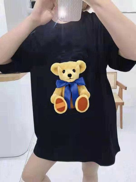 womens t-shirt bear pattern short tees for lady t shirts loose style summer breathable tshirts 6 options, White
womens t-shirt bear pattern short tees for lady t shirts loose style summer breathable tshirts 6 options, White