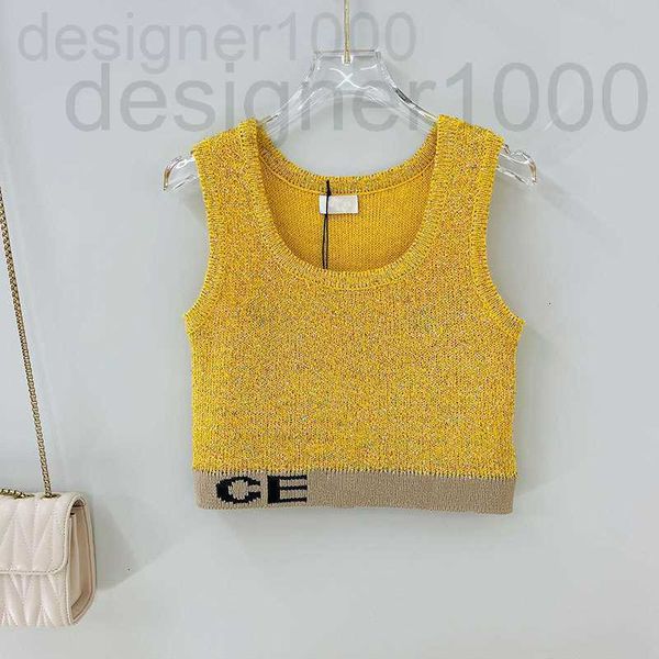 women's knits & tees designer ce home summer u-neck sleeveless pullover sweater sequin letter jacquard short slim bottomed vest women&#, White
women's knits & tees designer ce home summer u-neck sleeveless pullover sweater sequin letter jacquard short slim bottomed vest women&#, White