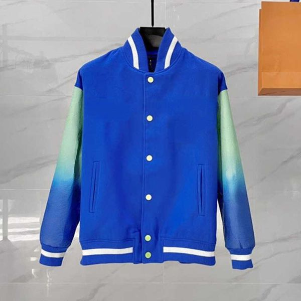 luxury designer mens jacket gradient wool coat men women baseball jackets classic 3d printed leather sleeves sportswear us size, Black;brown
luxury designer mens jacket gradient wool coat men women baseball jackets classic 3d printed leather sleeves sportswear us size, Black;brown