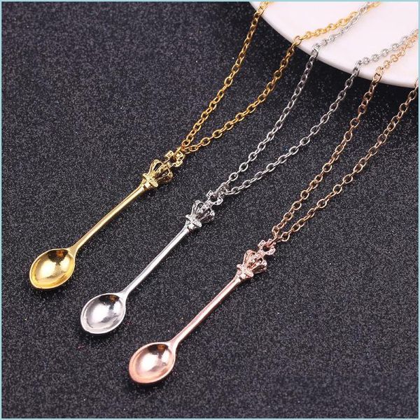 pendant necklaces charm tiny tea pendant necklace with crown 3 colors creative mini long link jewelry spoon necklaces 21 j2 drop del dhmlg, Silver
pendant necklaces charm tiny tea pendant necklace with crown 3 colors creative mini long link jewelry spoon necklaces 21 j2 drop del dhmlg, Silver