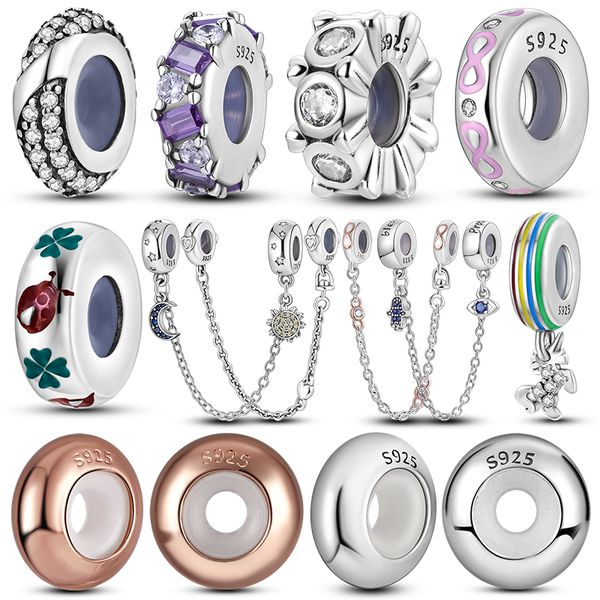 925 silver silicone rubber spacer bead star safety chain charm fit original pandora chain bracelet diy infinite, Bronze;silver
925 silver silicone rubber spacer bead star safety chain charm fit original pandora chain bracelet diy infinite, Bronze;silver